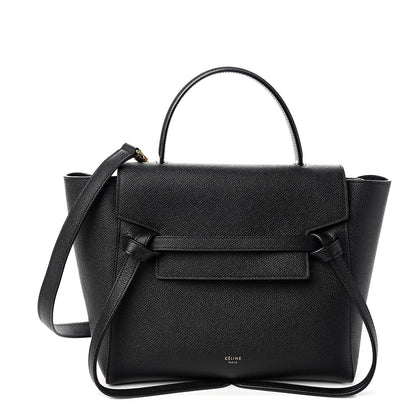 Celine Baby Grained Calfskin Micro Belt Bag Black 1 of 8