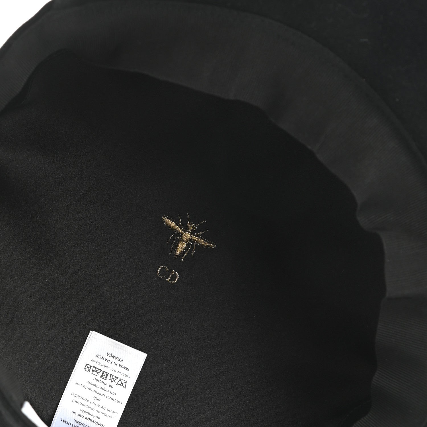 Christian Dior Felt Cap 58 Black 7 of 8