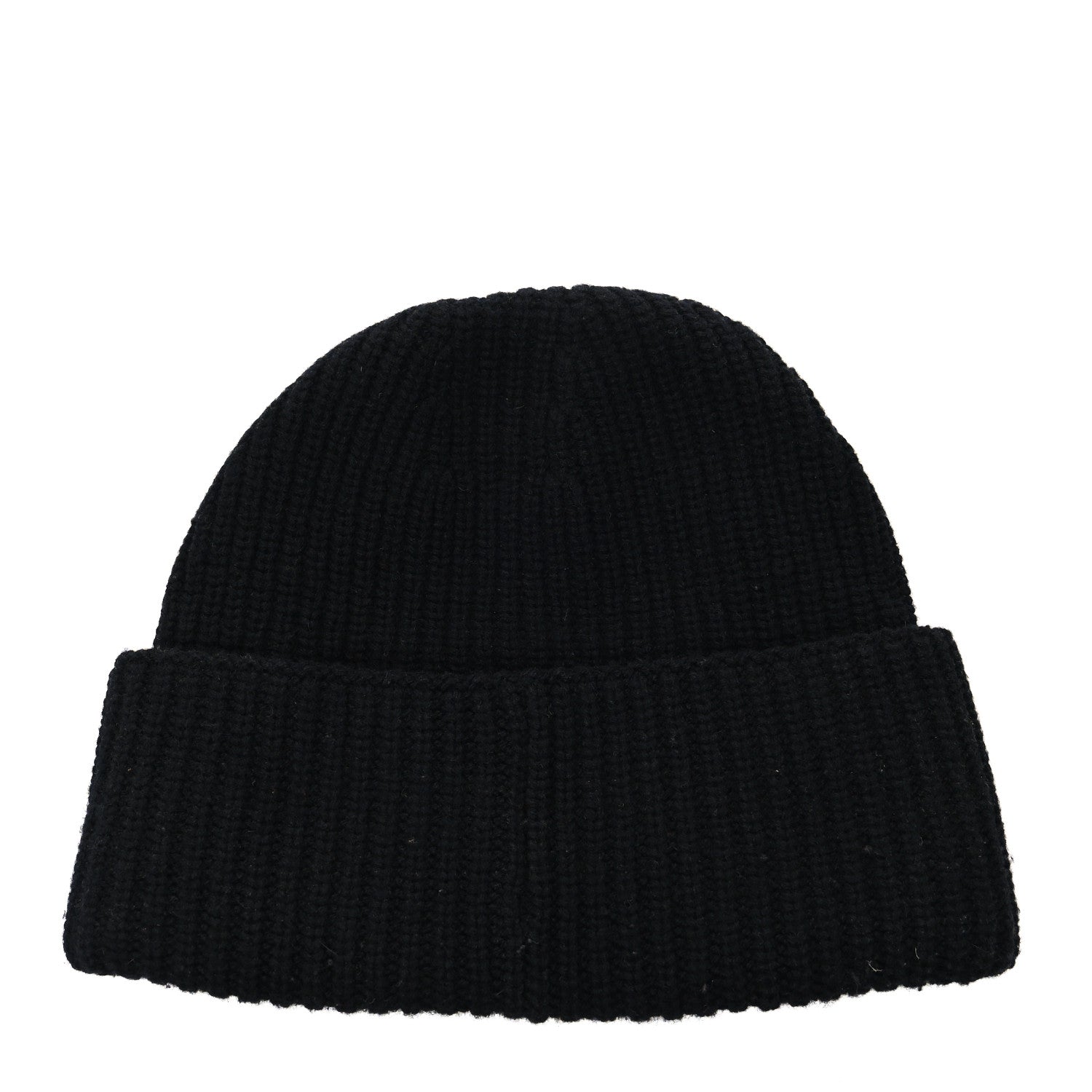 Chanel Wool Cashmere CC Beanie Hat Light Black White 2 of 4