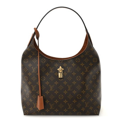 Louis Vuitton Monogram Flower Hobo Brown 1 of 11