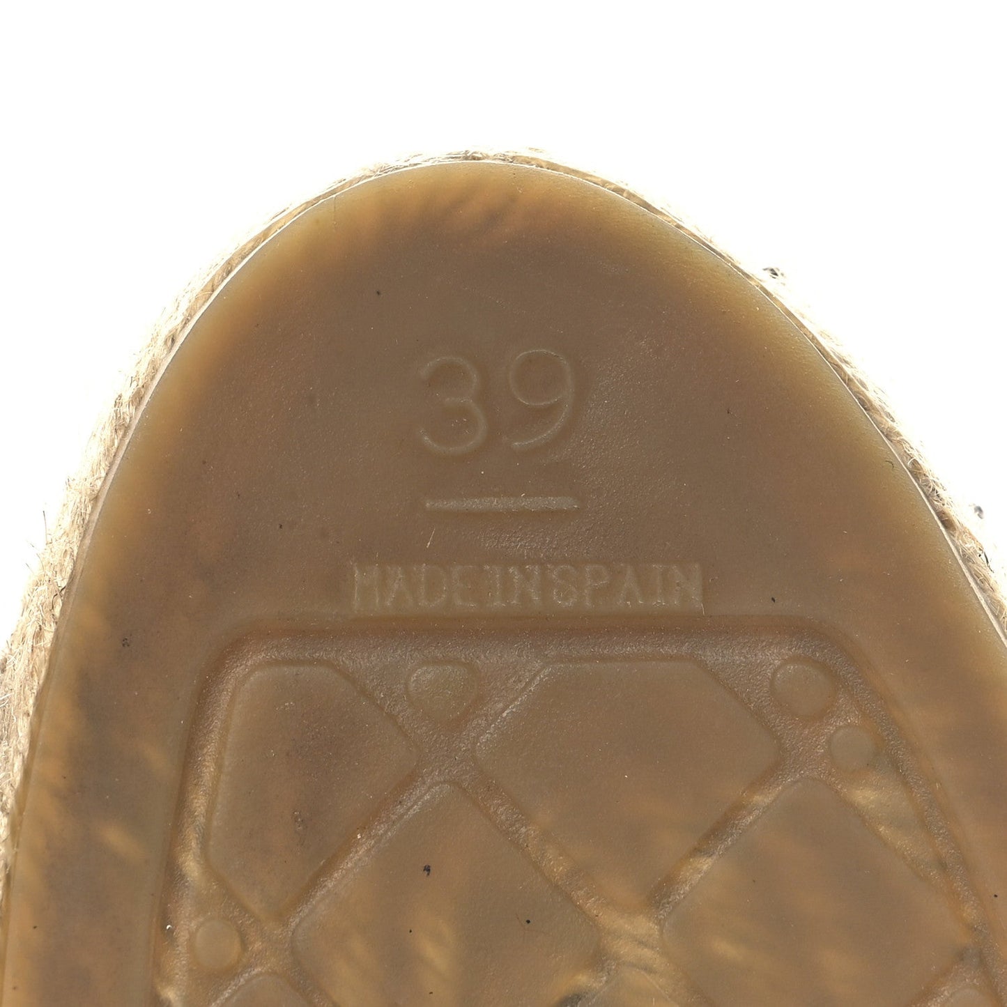Lambskin Quilted CC Espadrilles 39 Black