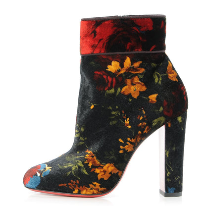 Christian Louboutin Veau Velours Moulamax 100 Booties 39 Black 1 of 10