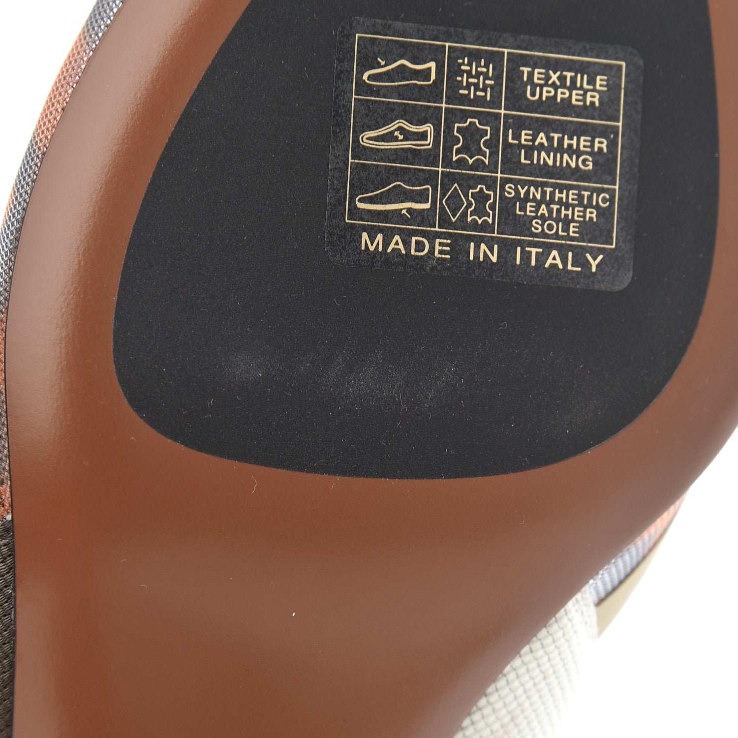 Fendi Technical Mesh FF Colibri 55mm Slingback Pumps 37 Tobacco Moro Camelia Beige Caramello 8 of 10