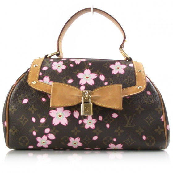 Monogram Cherry Blossom Sac Retro Bag Brown
