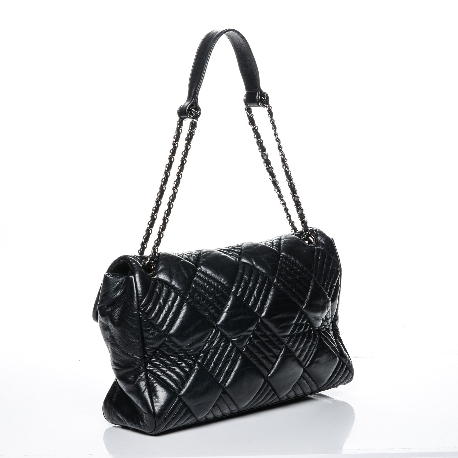 Chanel Lambskin Maxi In and Out Flap Black 3 of 7