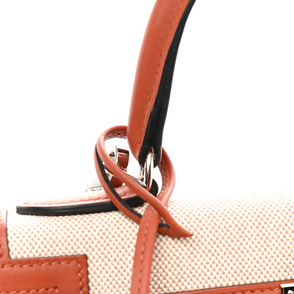 Hermes Toile Swift Verso Kelly Sellier 28 Cuivre Mauve Pale 11 of 12
