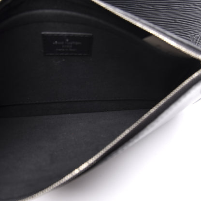 Louis Vuitton Epi Neverfull MM Black 10 of 12