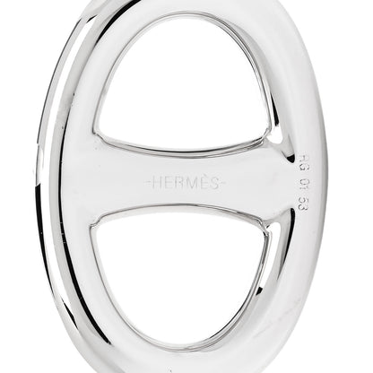 Hermes Palladium Chaine D'Ancre Scarf Ring 3 of 3