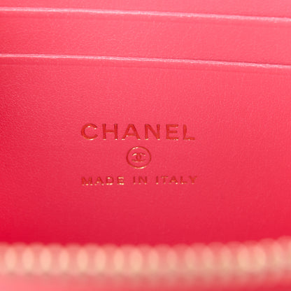 Chanel Caviar Quilted Small Vanity Case With Chain Pink 6 of 11