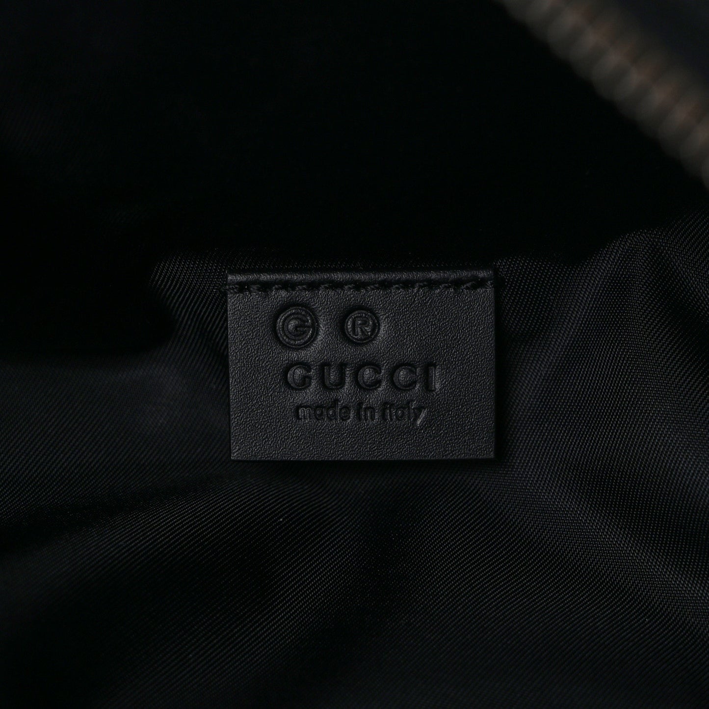 Techno Canvas Web Large Belt Bag Black