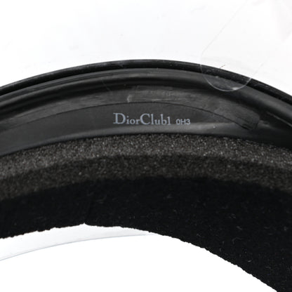 Christian Dior Mirrored DiorClub1 Sun Visor Black 7 of 7