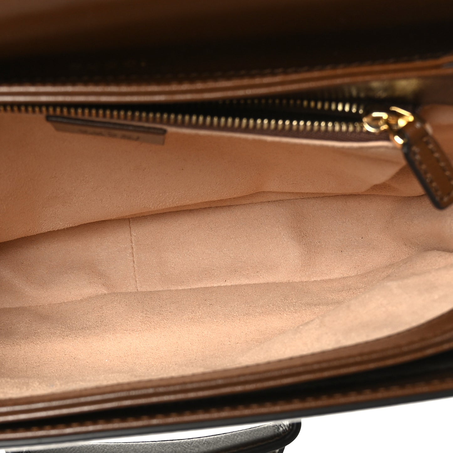 GG Supreme Monogram Horsebit 1955 Shoulder Bag Beige Brown Sugar