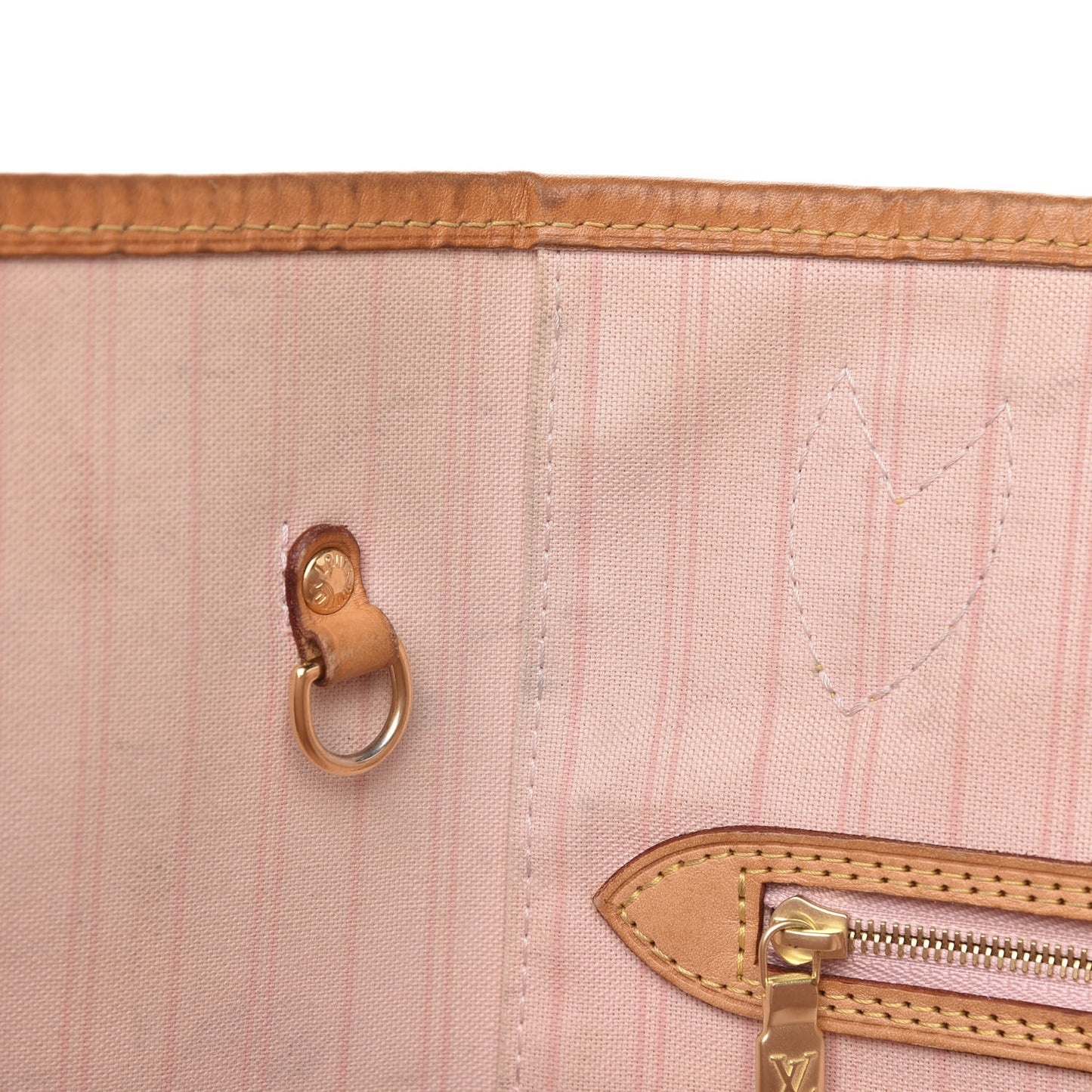 Damier Azur Neo Neverfull MM Rose Ballerine