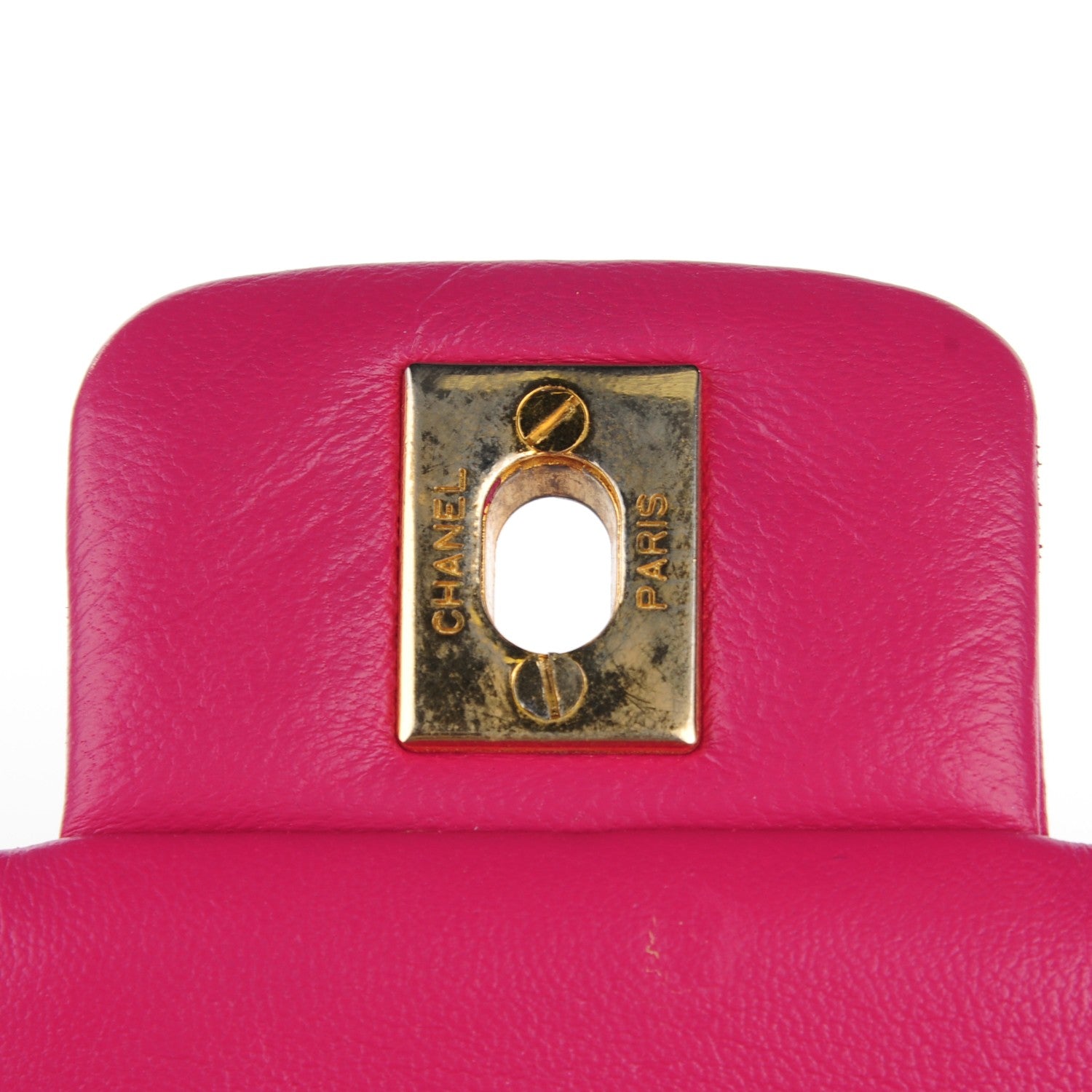 Chanel Lambskin Quilted Medium Single Flap Bag Pink 9 of 14