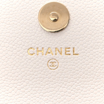 Chanel Caviar Quilted Mini Business Affinity Flap White 6 of 13