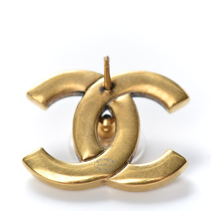 Chanel Metal CC Chain Earrings Gold 4 of 4