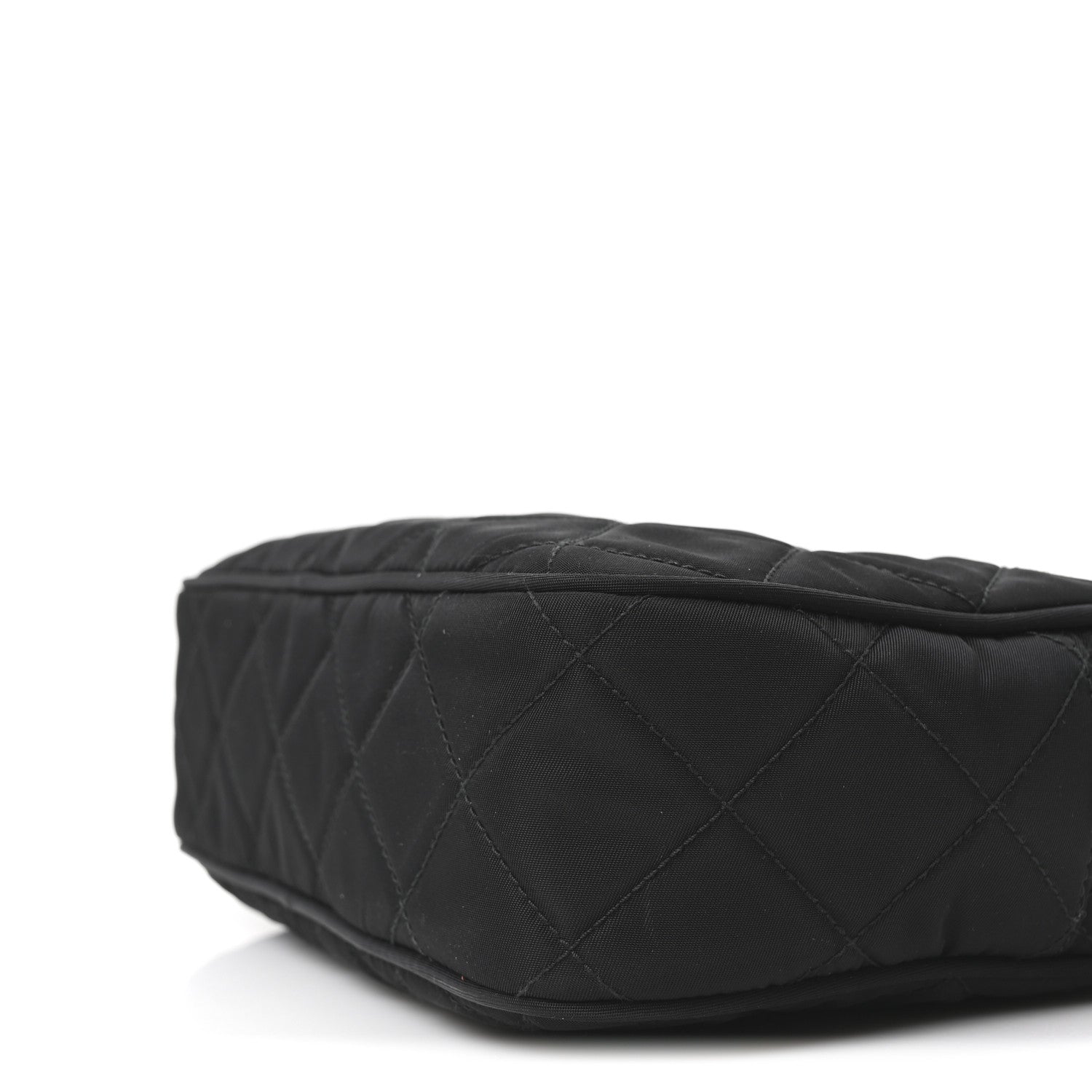 Prada Nylon Tessuto Impuntu Quilted Bandoliera Crossbody Bag Black 10 of 10