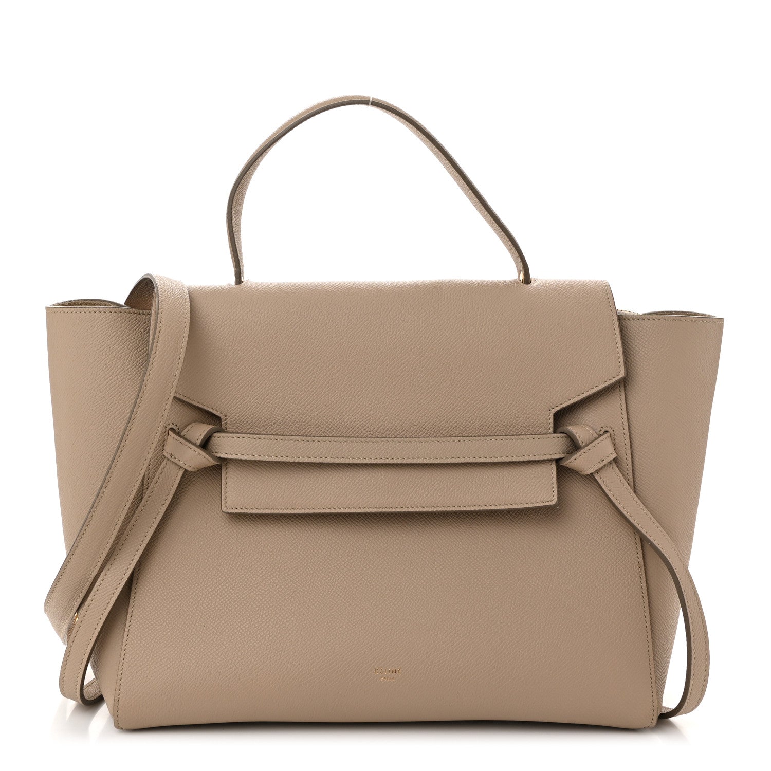 Celine Grained Calfskin Mini Belt Bag Light Taupe 1 of 12