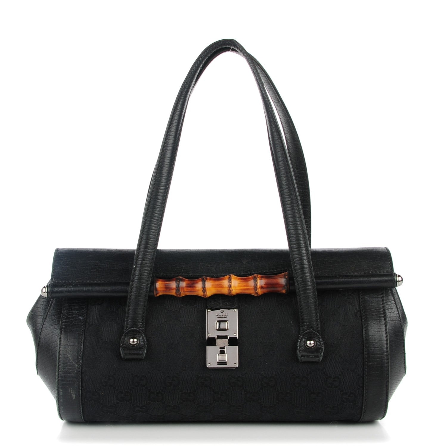 Gucci Monogram Bamboo Bullet Black 1 of 7