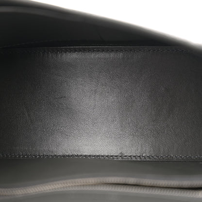 Balenciaga Shiny Calfskin Crocodile Embossed Medium Hourglass Top Handle Bag Dark Grey 5 of 10