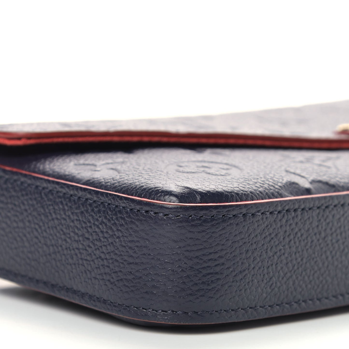 Empreinte Pochette Felicie Chain Wallet Marine Rouge