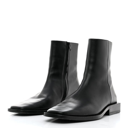 Balenciaga Calfskin Mens Soft Rim Ankle Booties 40.5 Black 3 of 9