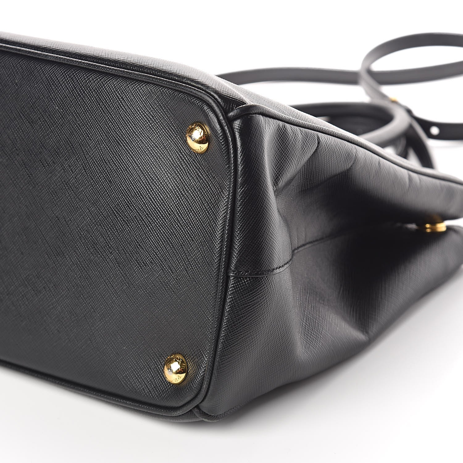 Prada Saffiano Medium Galleria Double Zip Tote Black 10 of 12