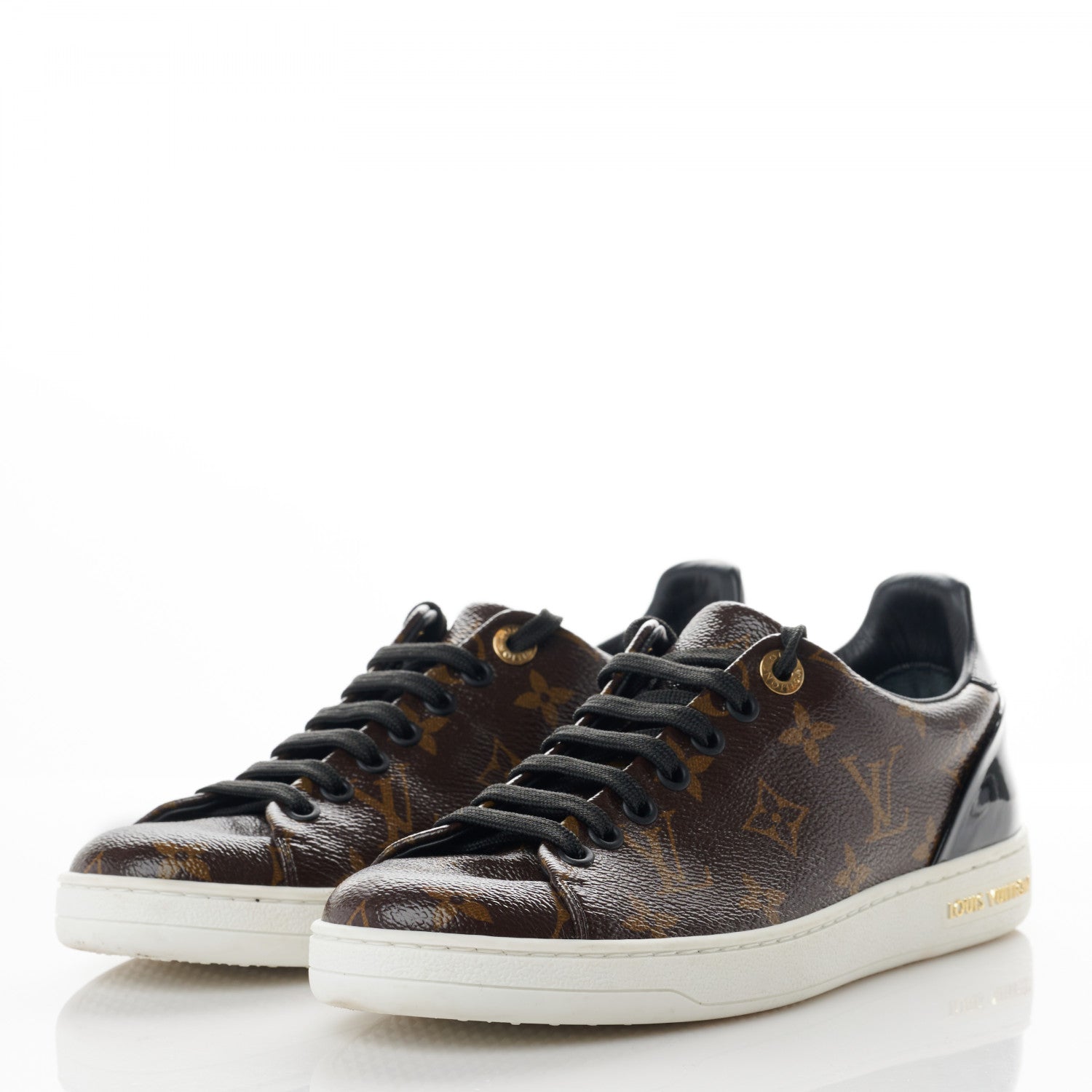 Louis Vuitton Patent Monogram Frontrow Sneakers 36.5 3 of 8