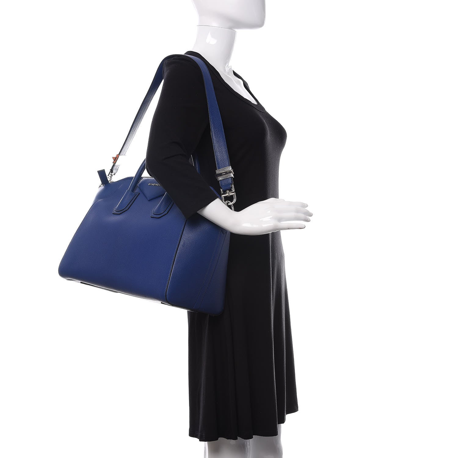 Givenchy Sugar Goatskin Medium Antigona Bright Blue 2 of 11