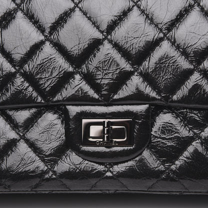 Chanel Glazed Calfskin Quilted 2.55 Reissue 226 Flap So Black 8 of 12