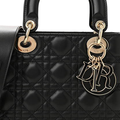 Christian Dior Lambskin Cannage Small My ABCDior Lady Dior Black 8 of 11