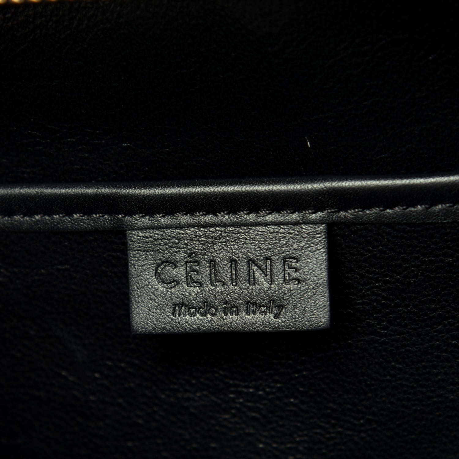 Celine Smooth Calfskin Nano Luggage Black 6 of 9
