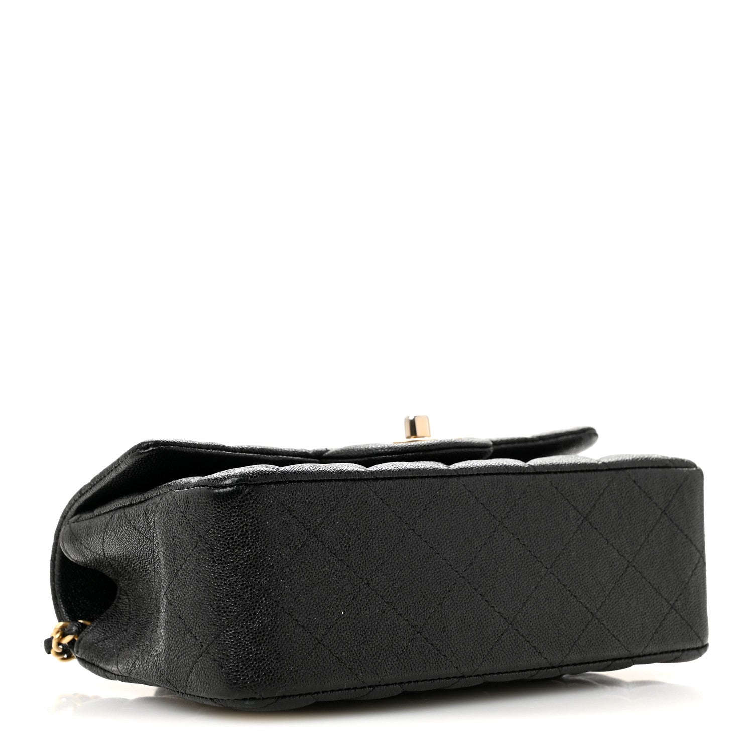 Chanel Caviar Quilted Mini Top Handle Rectangular Flap Black 4 of 14