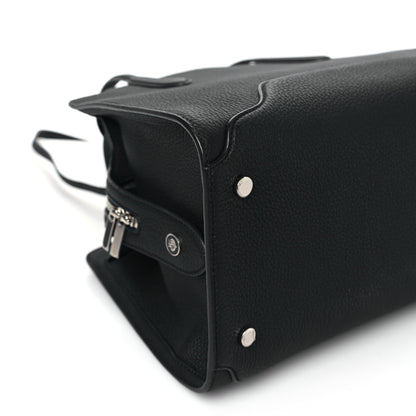 Loro Piana Grained Calfskin Medium Sesia Black 9 of 10