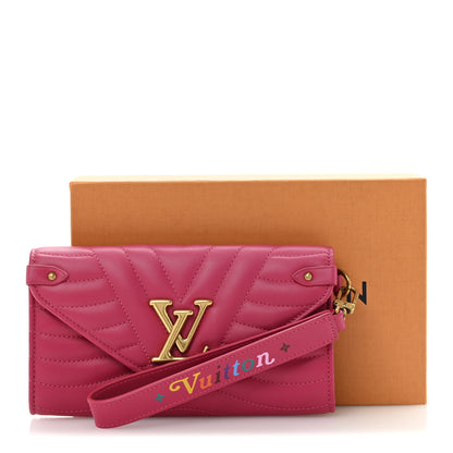 Louis Vuitton Calfskin New Wave Long Wallet Freesia 13 of 13