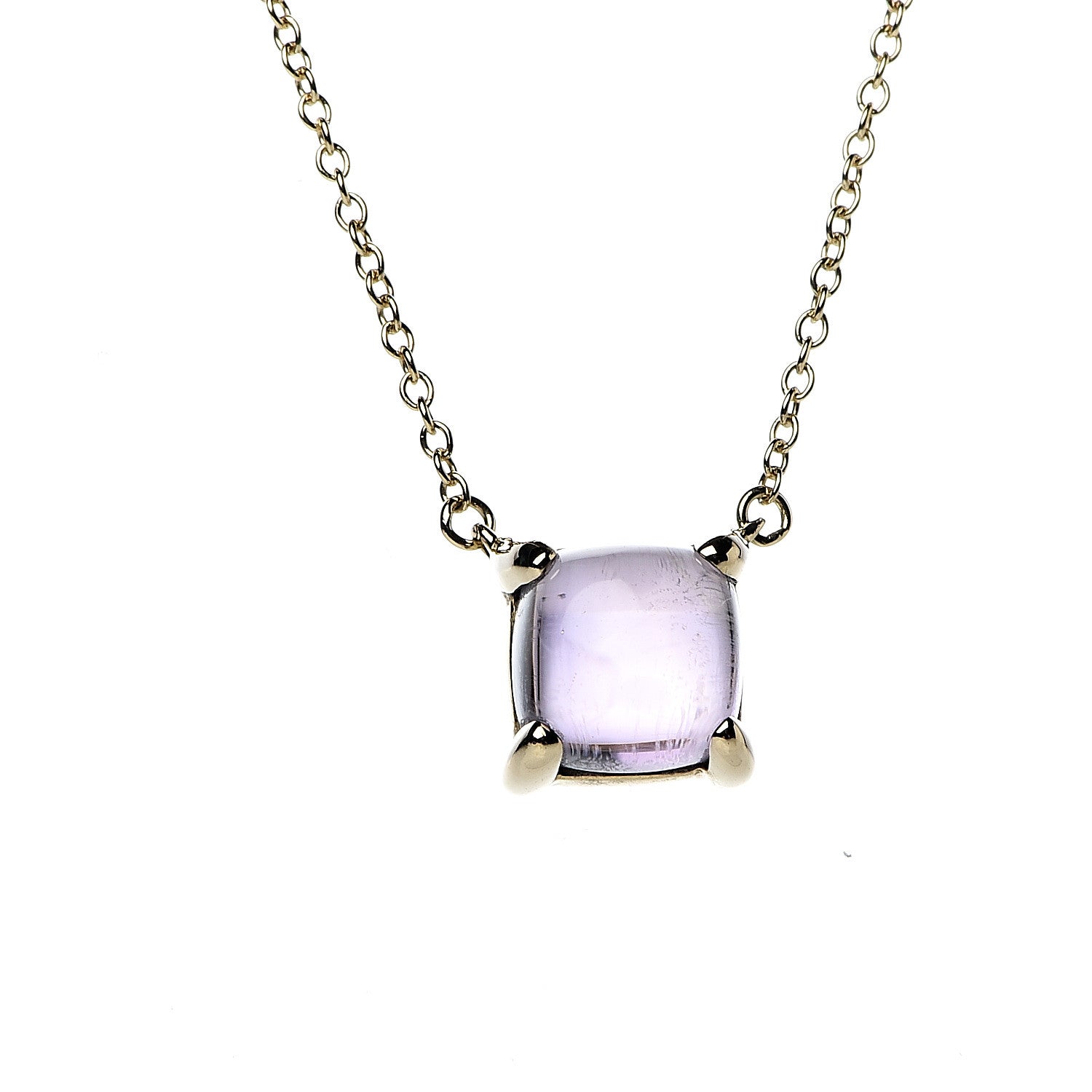 Tiffany 18K Yellow Gold Amethyst Paloma Picasso Sugar Stacks Pendant Necklace 4 of 6