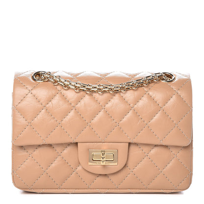 Chanel Aged Calfskin Quilted 2.55 Reissue Mini Flap Beige 1 of 9