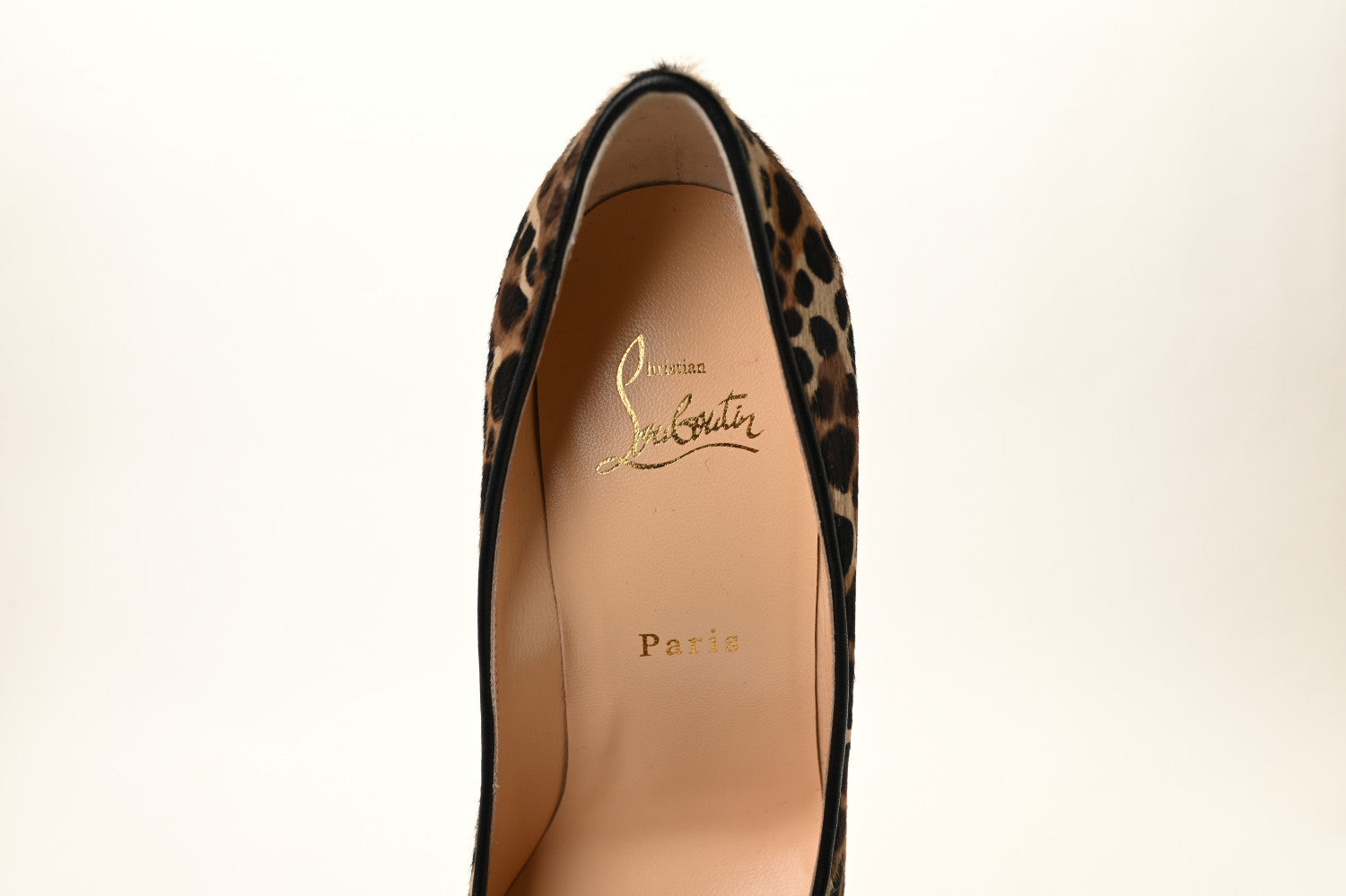 Christian Louboutin Pony Madagascar Kid Kate 100 Pumps 38 Brown Black 14 of 16