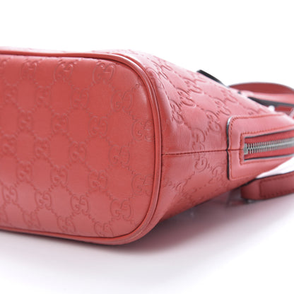 Gucci Guccissima Mini Dome Bag Red 11 of 13