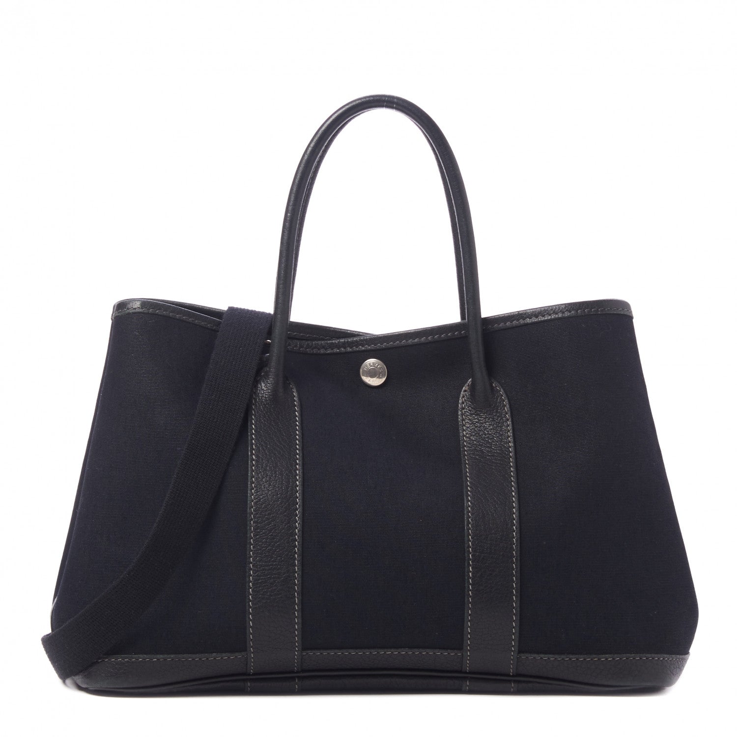 Hermes Toile Buffle Garden Party 30 TPM Black 1 of 8