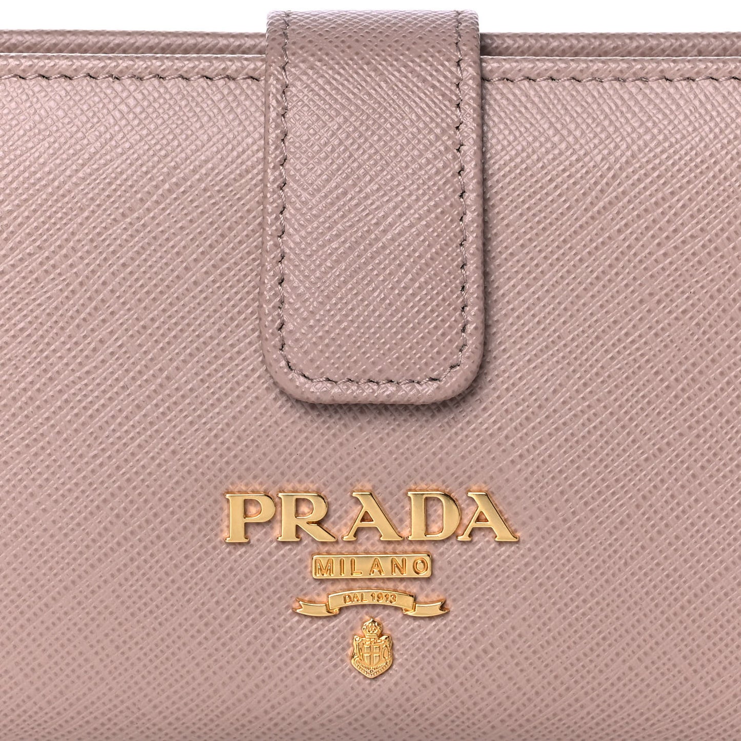 Saffiano Colour Continental Flap Wallet Cammeo