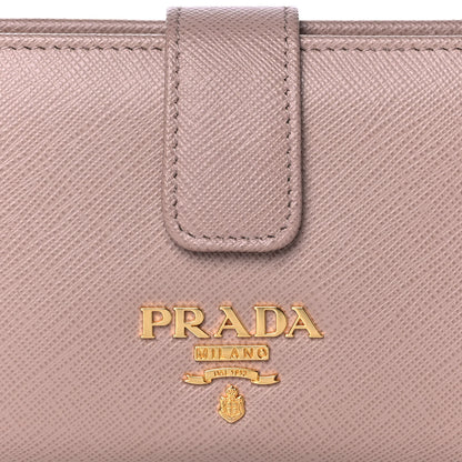 Prada Saffiano Colour Continental Flap Wallet Cammeo 7 of 10