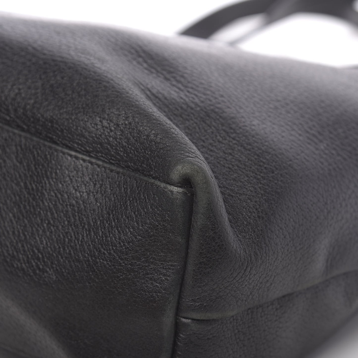 Calfskin Small D Ring Tote Black