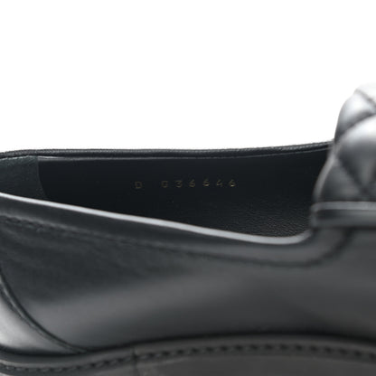 Chanel Lambskin Quilted CC Turnlock Loafers 40 Black 8 of 8