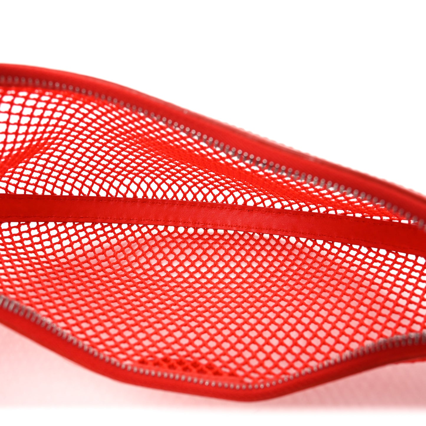 Net Patent Calfskin One Piece Demi Lune Orange