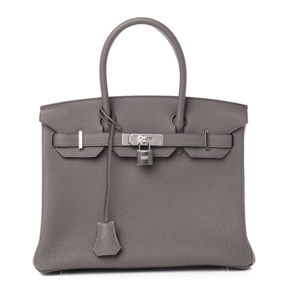 Hermes Togo Birkin 30 Etain 1 of 11