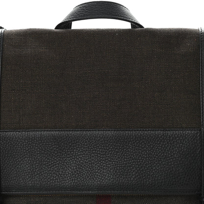 Burberry Brit Canvas Mega Check Grainy Calfskin Messenger Bag 9 of 11