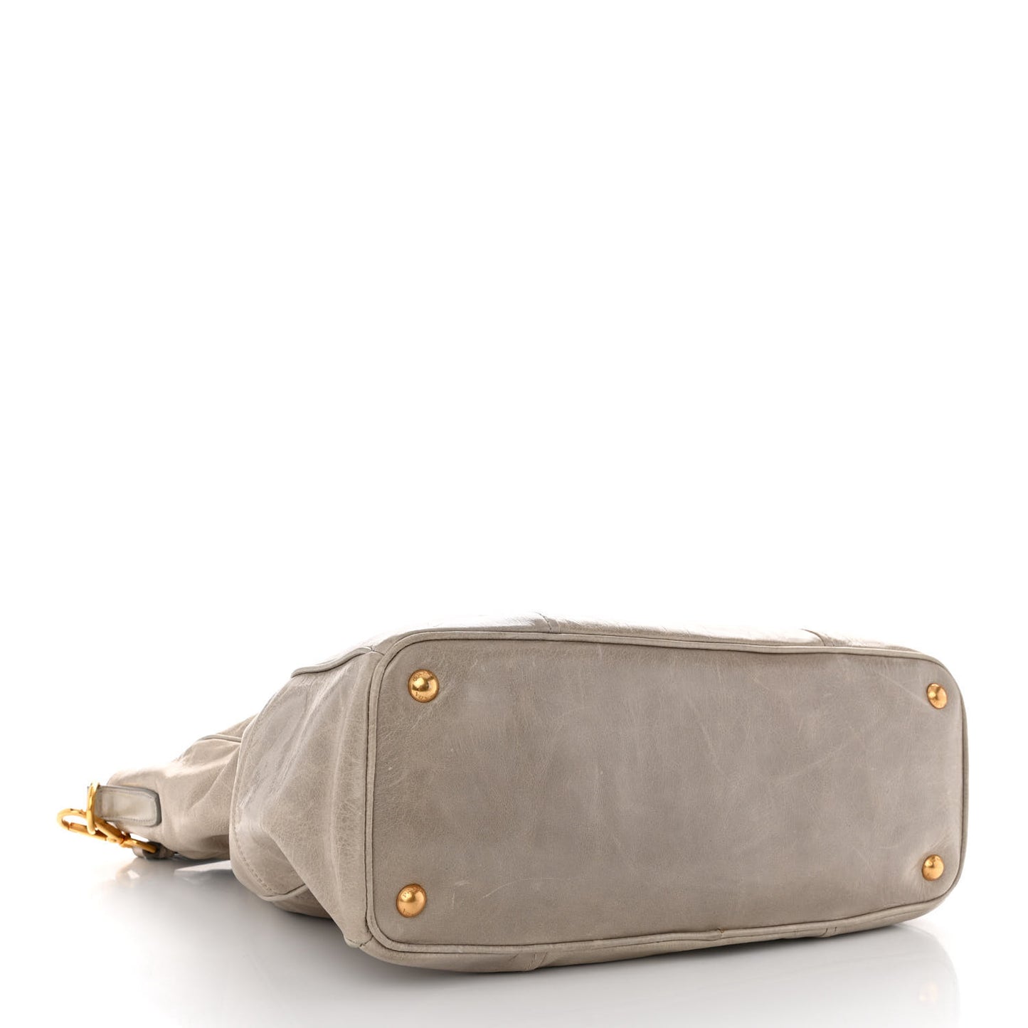 Vitello Shine Shopping Satchel Nube