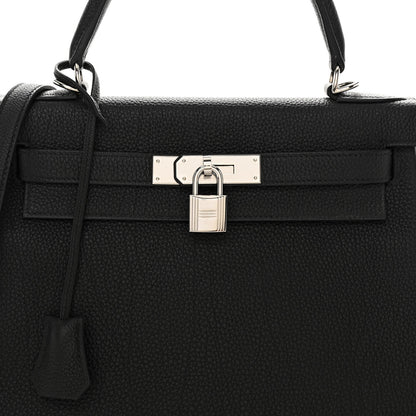 Hermes Togo Kelly Retourne 28 Black 8 of 14