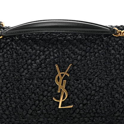 Saint Laurent Raffia Monogram Medium Jamie Black 5 of 11